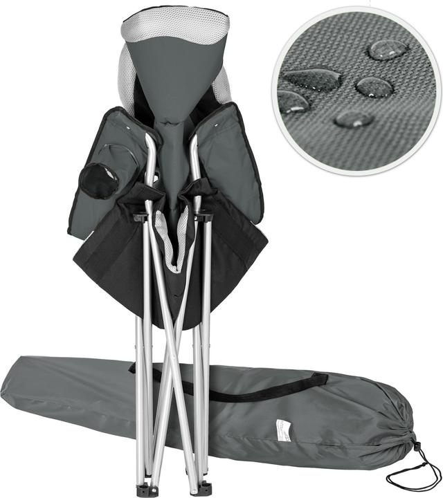 Actual product image tectake Camping chair