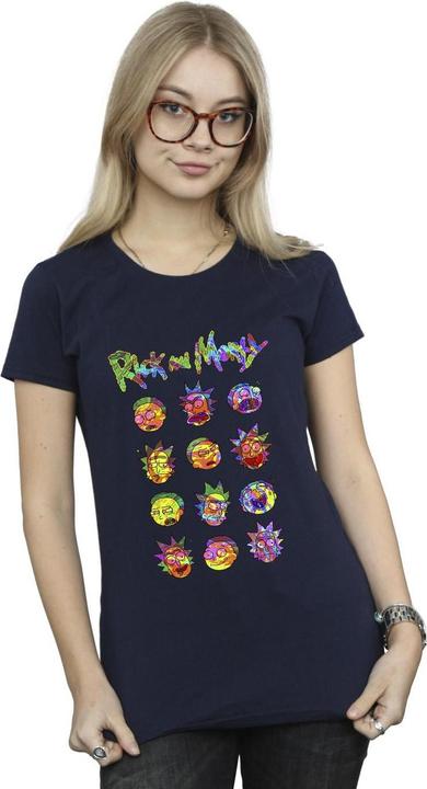 Produktbild Rick And Morty Tie Dye Faces TShirt (XL)