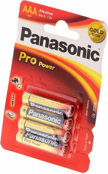 Immagine prodotto Panasonic Pro Power (4 pz., AAA, 1200 mAh)