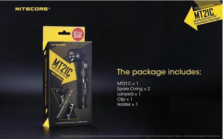 Produktbild Nitecore Mt21c (13.10 cm, 1000 lm)