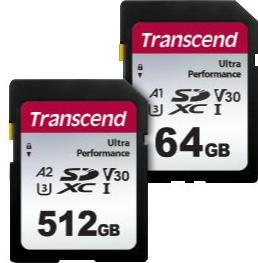 Image du produit Transcend Carte SD SDXC SDC340S 160/50 Mo/s (64 Go, SDXC, U3, UHS-I)