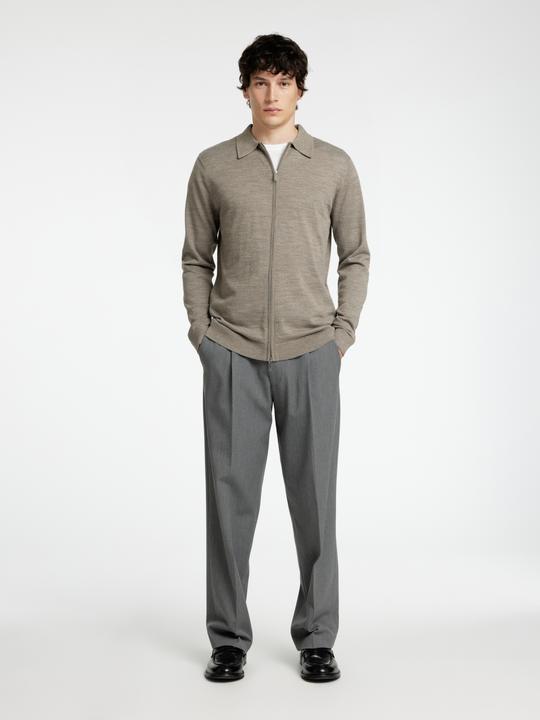Image du produit Selected Homme Cardigan à manches longues avec fermeture éclair (M)