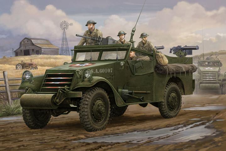 Actual product image Hobby Boss M3A1 Scout Car 'White' Early Version