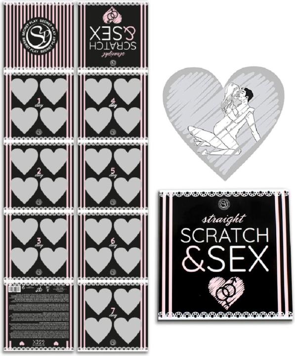 Actual product image Secret play Scratch & Sex Straight (Deck of cards, English, Spanish, French, Portuguese, German)