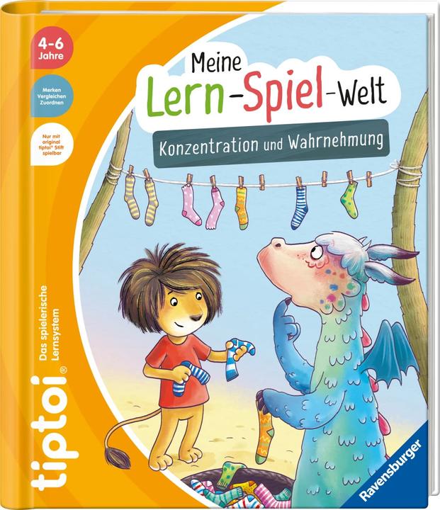 Actual product image tiptoi Meine Lern-Spiel-Welt: Konzentration und Wahrnehmung (German, Antje Hagemann, Helen Seeberg, 2023)