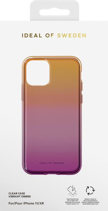 Actual product image iDeal Of Sweden Designer Hard Cover Vibrant Ombre clear (Apple iPhone XR, Apple iPhone 11)