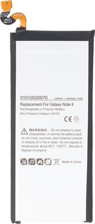 Produktbild AccuCell Akku Samsung Galaxy Note 8, SM-N9500