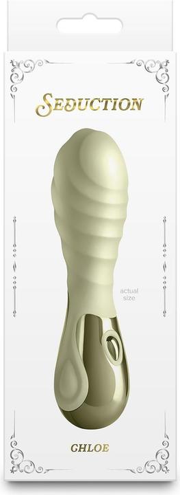 Image du produit NS Novelties Vibromasseur Seduction Chloe Metallic Green 13,8 cm