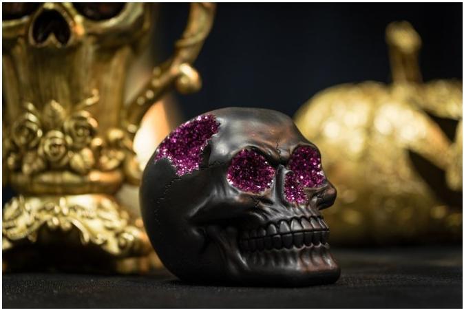 Produktbild Chaks Glitzer Totenkopf