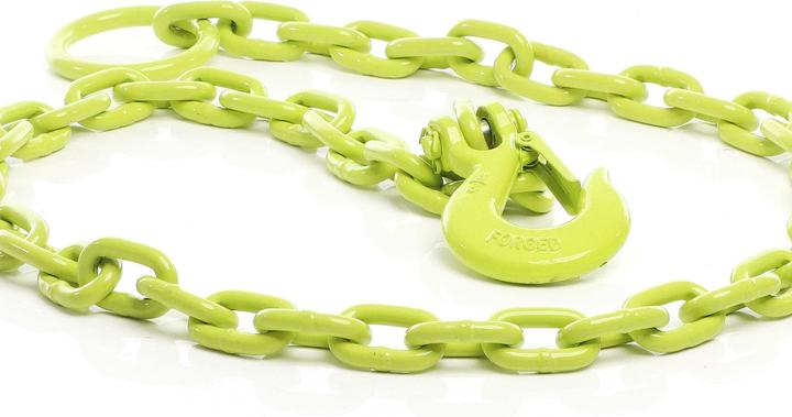 Actual product image XPOtool Forestry Logging Chain Round 1.65mx8mm w/Suspension Link Safety Choker Hooks Felling Wood