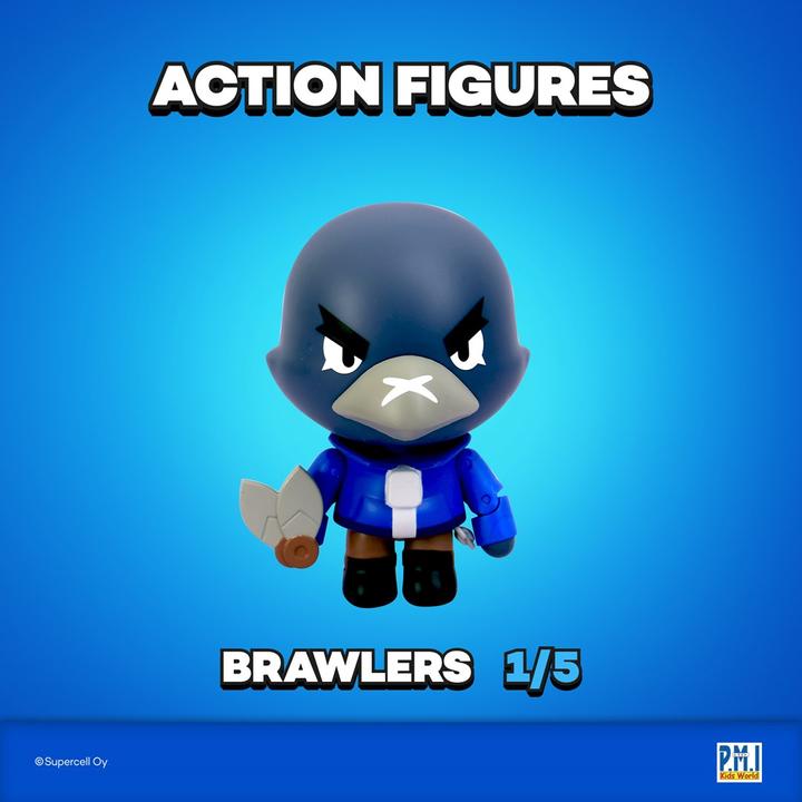 Produktbild Pmi Kids World BRAWL STARS S1 ACTION FIGURES 11cm - CROW