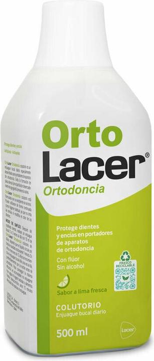 Produktbild Lacer ORTOLACER lime mouthwash 500ml (500 ml, Mundspülung)
