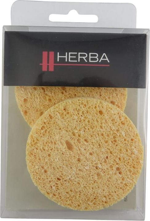 Actual product image Herba Face cleansing sponge 2 pieces