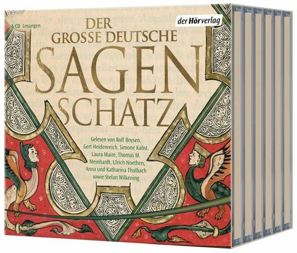 Actual product image The great German treasure of legends (Brothers Grimm, Ludwig Bechstein, Rolf Boysen, Gert Heidenreich, Ulrich Noethen, Catherine Thalbach, German)