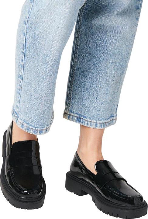 Actual product image FAITH Womens/Ladies Nora Snaffle Detail Square Toe Loafers (39)
