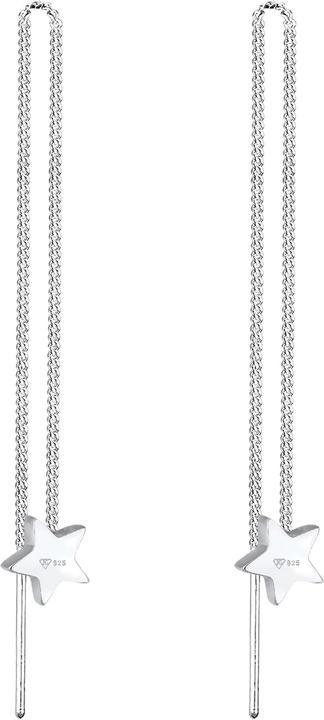 Produktbild Elli Ohrringe Sterne Astro Kette Kristalle 925 Silber (Glaskristall, 925er Sterling Silber)