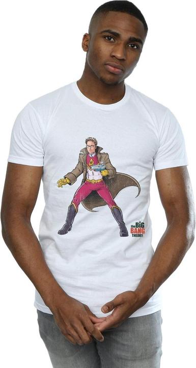 Actual product image Dam Mens Leonard Superhero T-Shirt (S)
