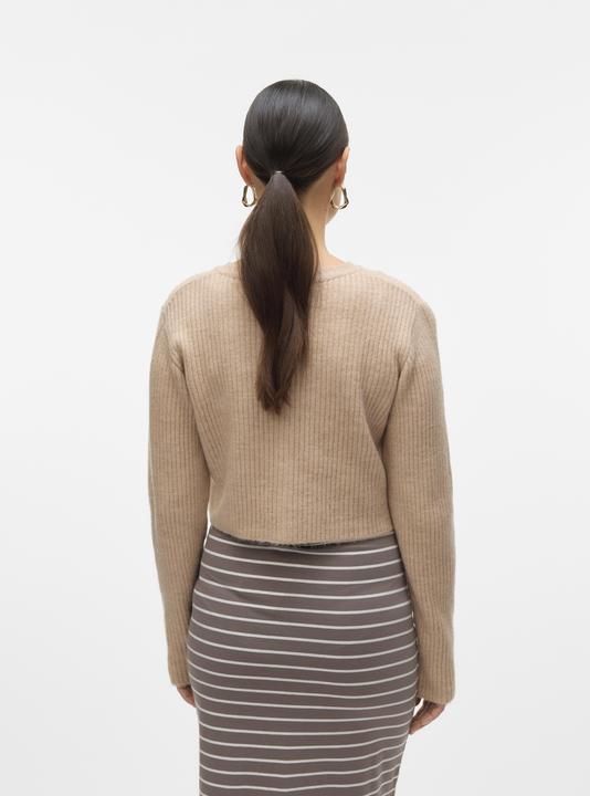 Image du produit Mamalicious Normal geschnitten Rundhals Strickjacke Strickjacke (L)
