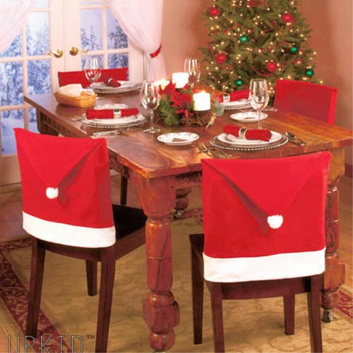 Produktbild Ueli Express 3 in 1 Weihnachts Stuhlhussen im Nikolaus Hut Design