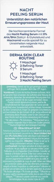 Image du produit NIVEA Derma Skin Clear Peel Ser de nuit (nouveau) 40 ml (40 ml)