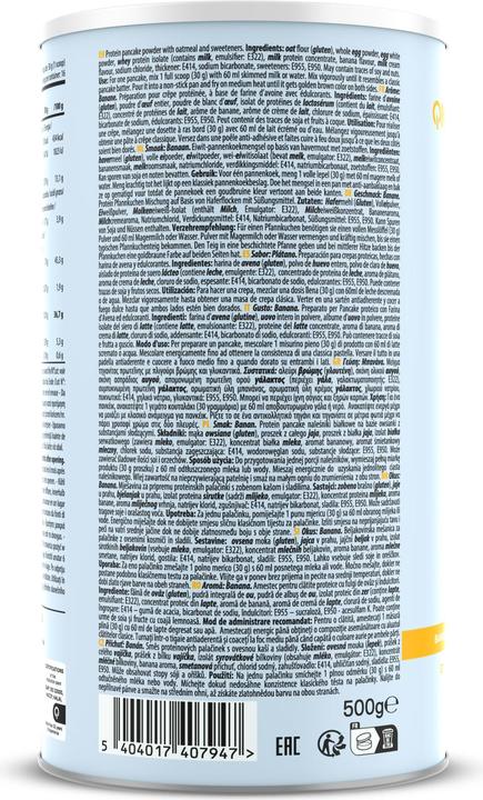 Nutritional values and ingredients QNT Protein Pancake (Banana, 1 pcs., 500 g)