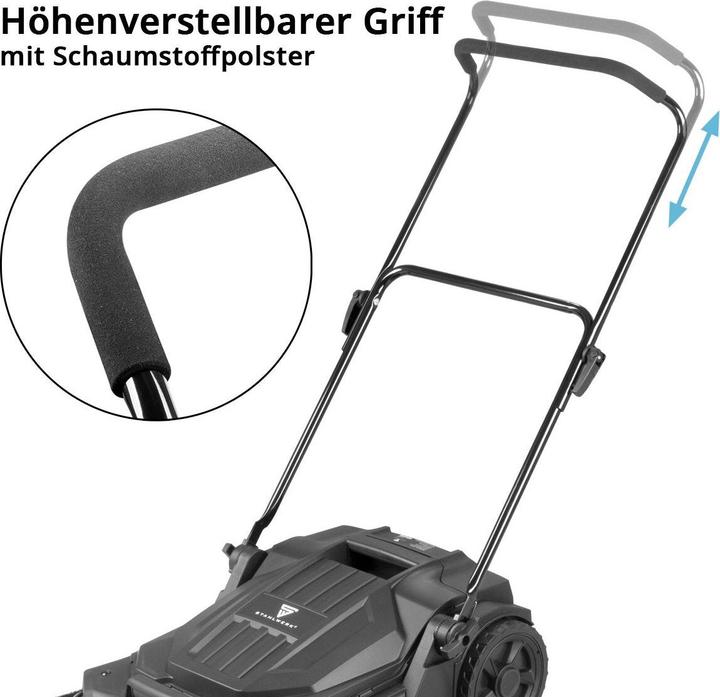 Image du produit Stahlwerk Balayeuse SL-20 ST avec largeur de balayage de 650 mm et capacité de 20 l