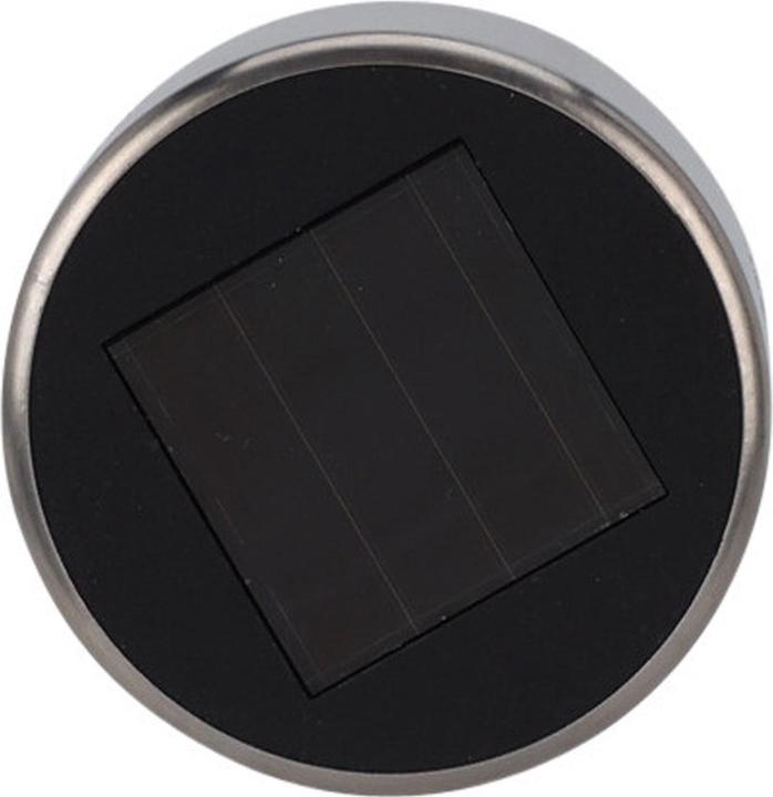 Immagine prodotto ProGarden Lampada solare da giardino in acciaio inox, con picchetto a terra, 36,5 cm