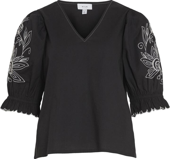 Image du produit Vila Haut décolleté en V avec manches courtes (36)