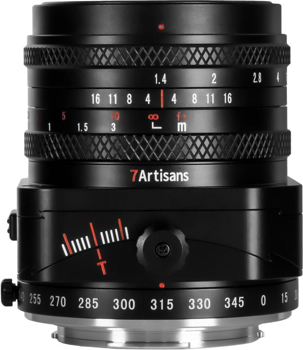 Actual product image 7artisans 50mm f/1.4 Tilt Shift Sony E (Sony E, APS-C / DX, full size)