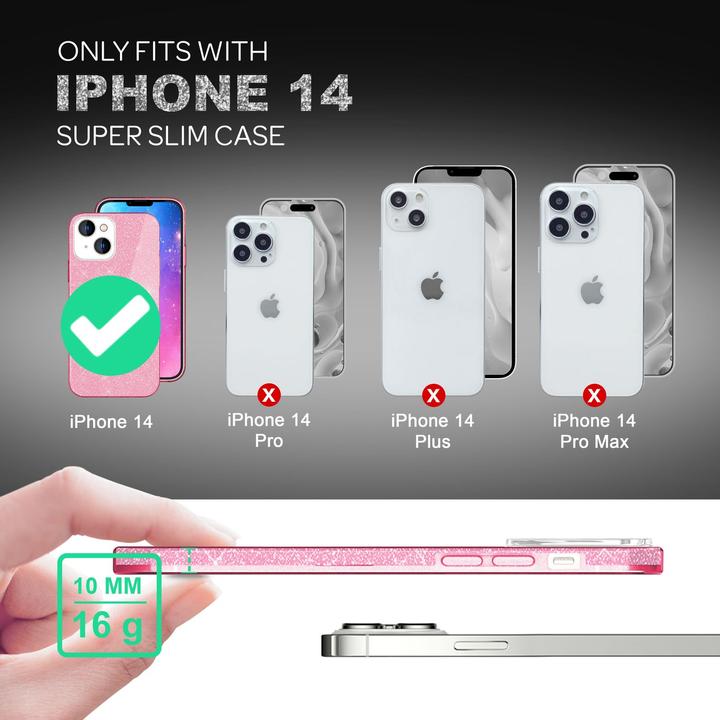 Image du produit Nalia Étui à paillettes (Apple iPhone 14)