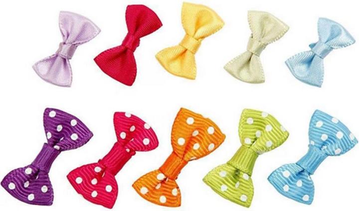 Produktbild Creativ Company Fliegen/Schleifen aus Stoff, 20 Stück assortiert