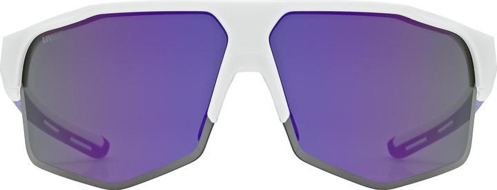 Actual product image Uvex Sports axos set (white matt (purple), Mirror Purple, Clear)