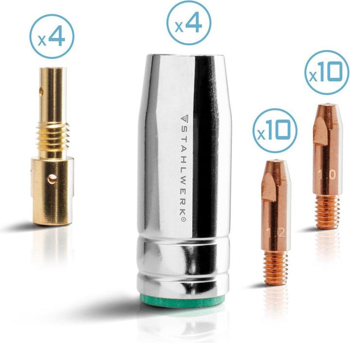 Produktbild Stahlwerk Verschleissteile Set 28-teilig MIG MAG Alu für AK25/MB25 Schweissbrenner