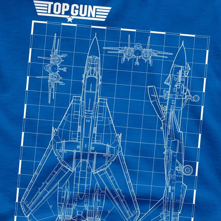 Immagine prodotto Top Gun Maglietta Schematico Uomo (4XL)