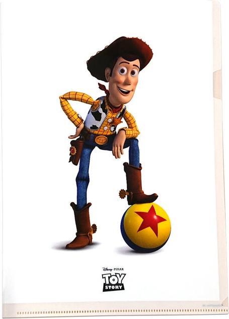 Actual product image Disney Toy Story Woody Luxo Ball Clear File