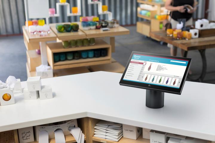 Actual product image HP Engage One 145 AiO Touch Intel i5-7300U 35.6cm 14inch 8GB 256GB/SSD W10IoT64 3Y Gar. (EN) (Intel Core i5-7300U, 8 GB, 256 GB, HD Graphics 620)