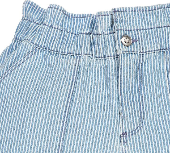Actual product image La Redoute Collections Denim shorts with stripes (120 C)