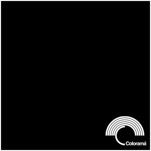 Image du produit Colorama Rouleau de papier de fond 1,35 x 11 m Noir (135 cm, 1100 cm)