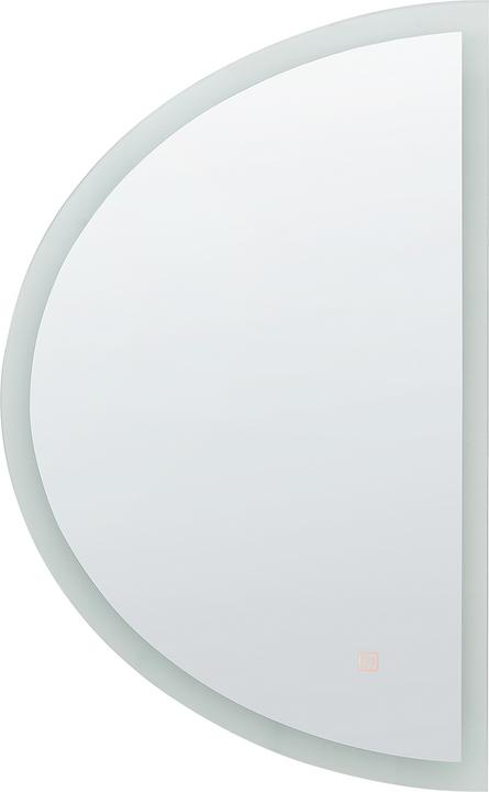 Immagine prodotto Beliani Specchio LED da parete semicircolare ø 80 cm argento BEZONS (49 x 80 cm)