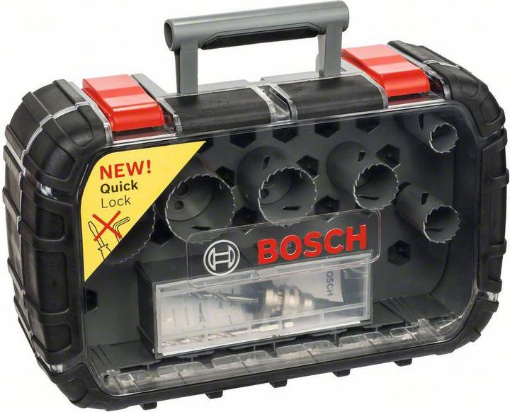Actual product image Bosch Professional Zubehör HSS bi-metal hole saw set (22, 29, 35, 44, 64, 51 millimetres)