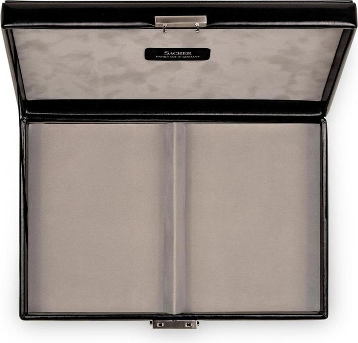 Actual product image Sacher M9.A06.010421 - Case with 2 compartments VARIO CASO vario caso black leather