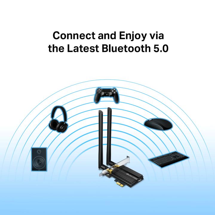 Produktbild TP-Link Archer TX50E Wi-Fi 6 PCIe-Adapter AX3000 Bluetooth 5.0 (PCIe)