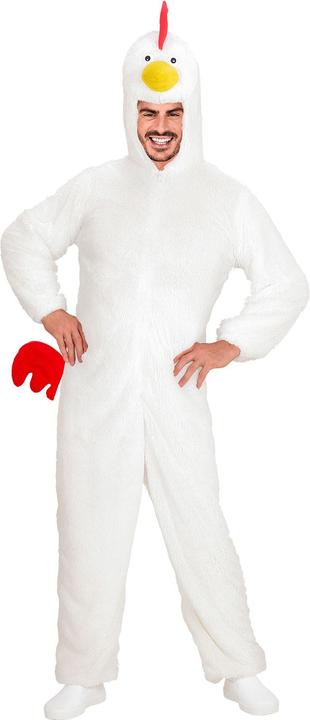 Immagine prodotto Widmann Tuta costume da pollo in peluche con cappuccio adulto (M/L)