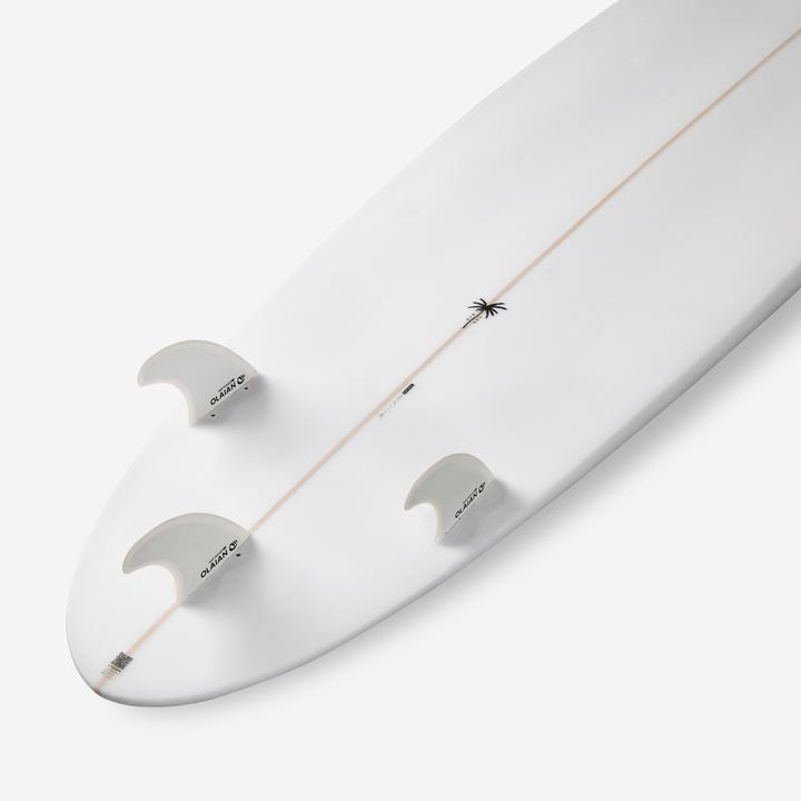 Produktbild Olaian Surfboard Hybrid aus Harz 8' 62 l mit drei Finnen lila (8')