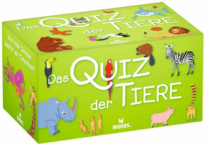 Immagine prodotto Magni 90153 Quiz, quiz di conoscenza per bambini con 100 appassionanti domande sugli animali, gioco di (Tedesco)