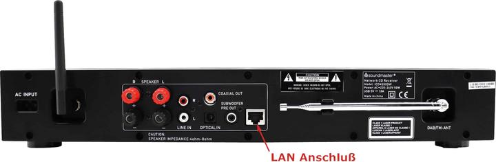 Produktbild Soundmaster ICD4350SW (DAB+, Internetradio, FM, Bluetooth, WLAN)