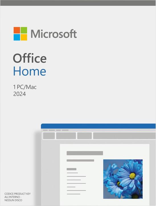 Actual product image Microsoft Office Home 2024 (IT) (1 User, unlimited)