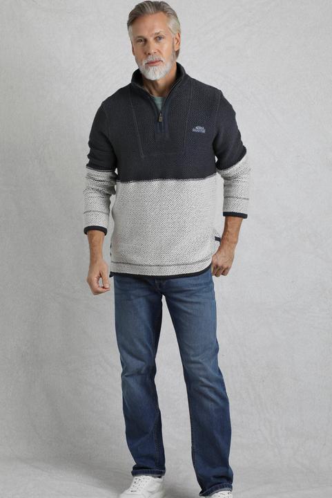 Produktbild Weird Fish Kielder Limited Edition Pullover mit kurzem Reissverschluss (M)