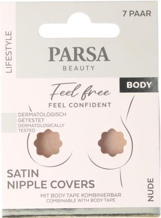 Produktbild Parsa Beauty Parsa - Satin Nipple Covers 7 pcs - Nude