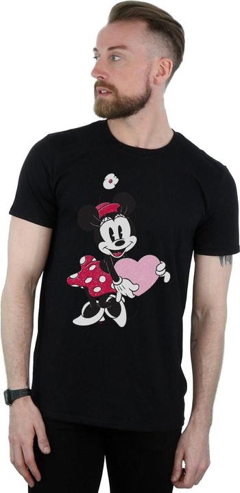 Immagine prodotto Disney Minnie Mouse Love Heart Maglietta Uomo (XL)